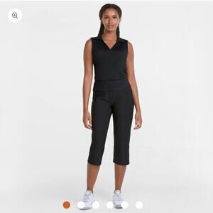 Puma PWRSHAPE Capri Golf Pants Black Size XXS